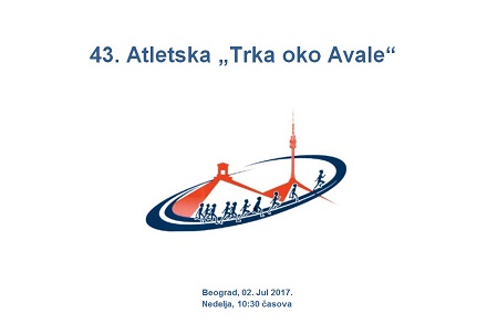 Atletska trka oko Avale 2017
