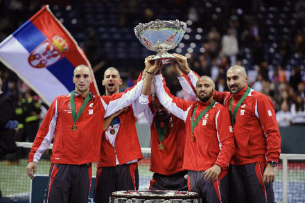 Srbija pobednik Dejvis kupa 2010