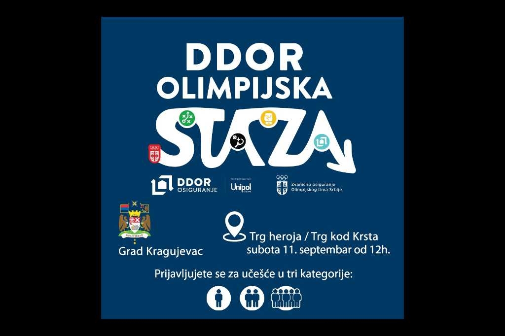 DDOR Olimpijska staza donosi duh Olimpijskih igara u Kragujevac