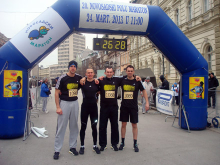 Adidas BOOST tim istrčao Novosadski polumaraton