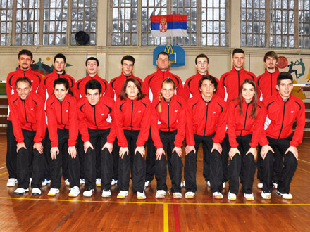 Badminton reprezentacija Srbije na okupu
