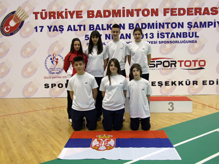 Badminton reprezentacija Srbije učestvovala na Balkanskom prvenstvu 
