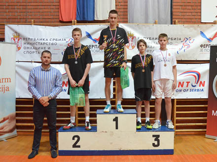 Održan drugi juniorski kup Vršac u badmintonu