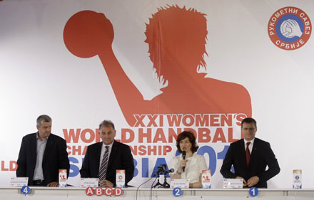 Održan žreb za Svetsko prvenstvo u rukometu za žene 2013 