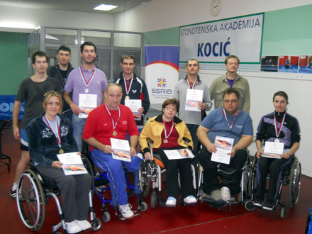 Održano Prvenstvo Beograda u stonom tenisu za osobe sa invaliditetom 2012