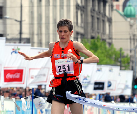 Olivera Jevtić na 26. Beogradskom maratonu