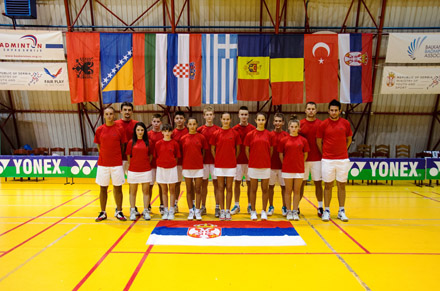 Srbija vicešampion Balkana u badmintonu